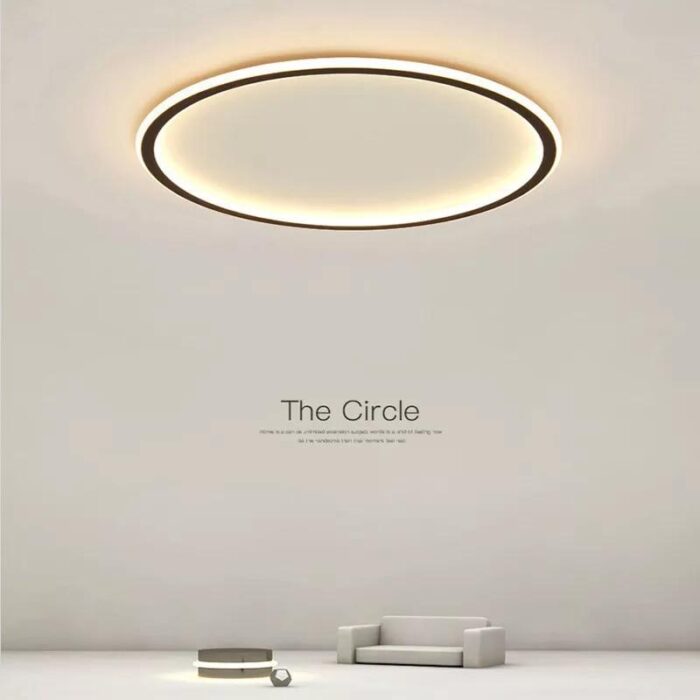 Ultra-Thin Rectangular and Round Ceiling Light - Image 4
