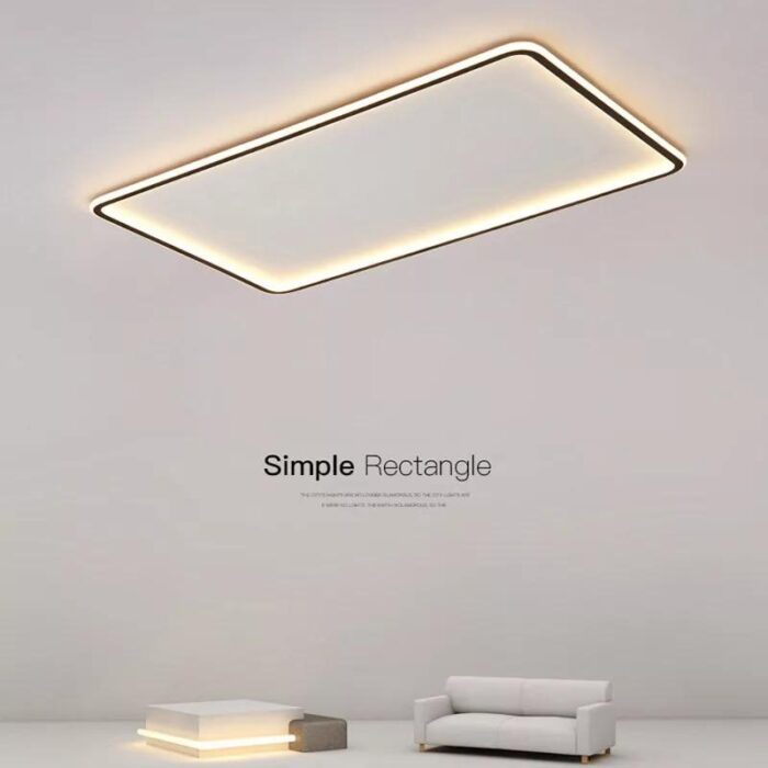 Ultra-Thin Rectangular and Round Ceiling Light - Image 5