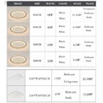 Ultra-Thin Rectangular and Round Ceiling Light - Image 6