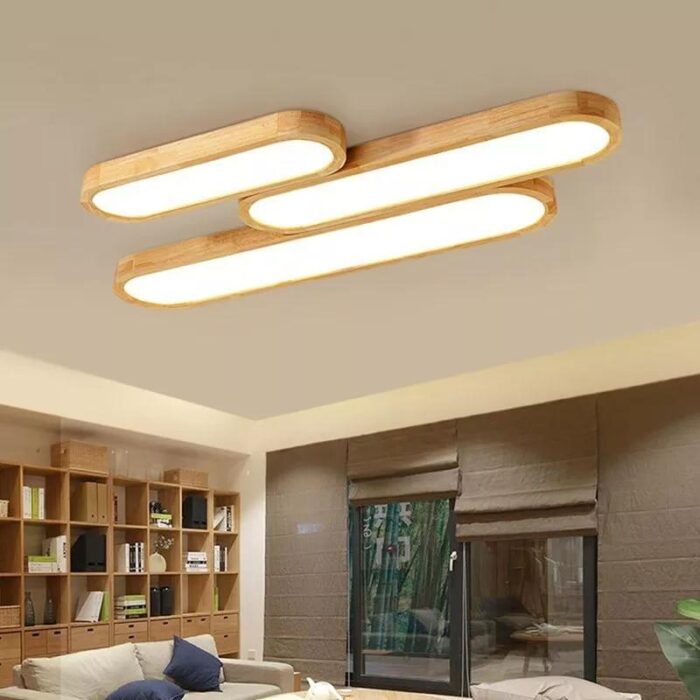 Wooden Decorative Ceiling Light - Image 2