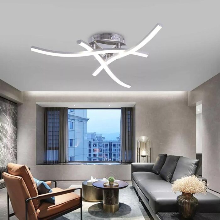 Dimmable Forked Shaped LED Ceiling Lights - Image 3