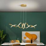 Gold/Black Led Chandelier - Image 2