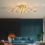 Gold/Black Led Chandelier - Image 4
