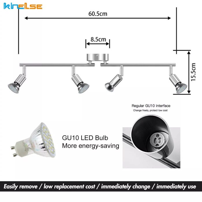 Rotatable Kitchen Ceiling Lights With Angle Adjustable - Image 4