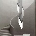 Long lamp stair chandelier - Image 3