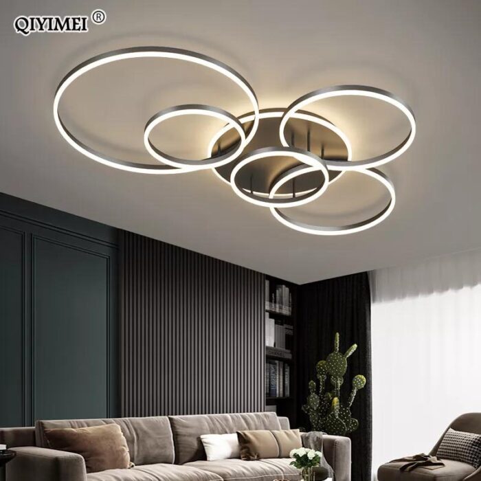 QIYIMEI Gold LED Chandelier - Image 4