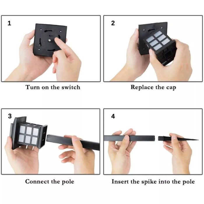 Solar Powered Pathway Lights - Image 6