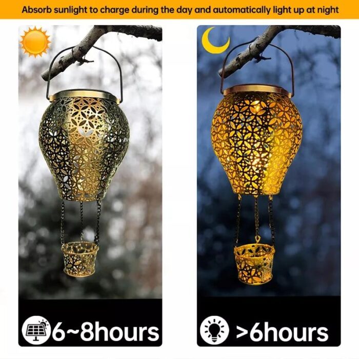 Hot Air Balloon Solar Light