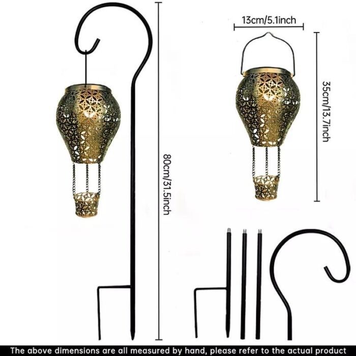 Hot Air Balloon Solar Light