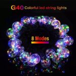Outdoor G40 String Lights LED Dimmable Globe Patio Lights Outdoor - Image 5