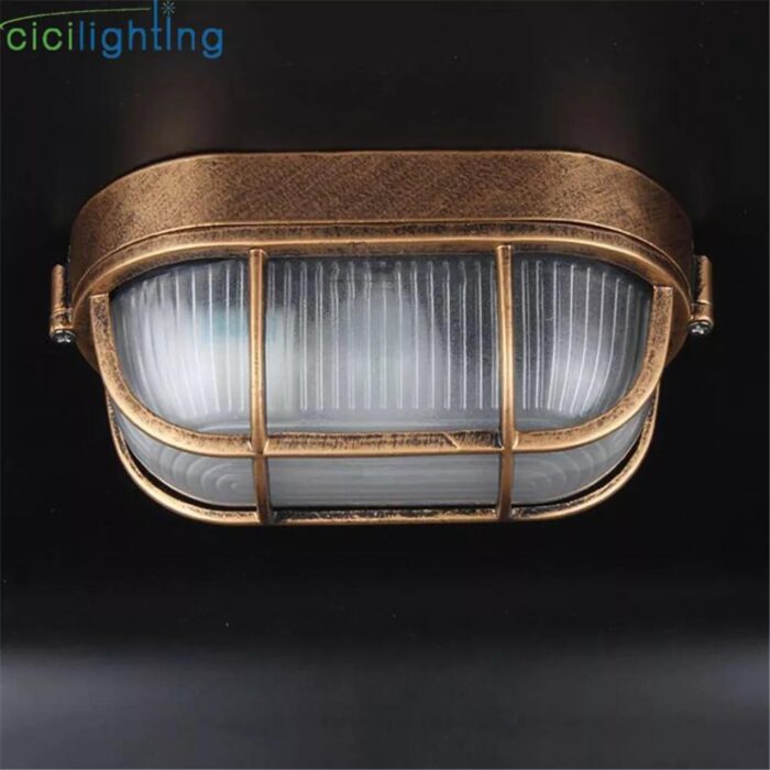 Retro Moisture Explosion-proof Outdoor Wall Light - Image 2