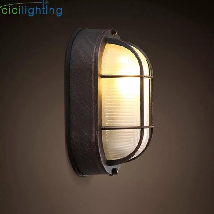 Retro Moisture Explosion-proof Outdoor Wall Light - Image 4