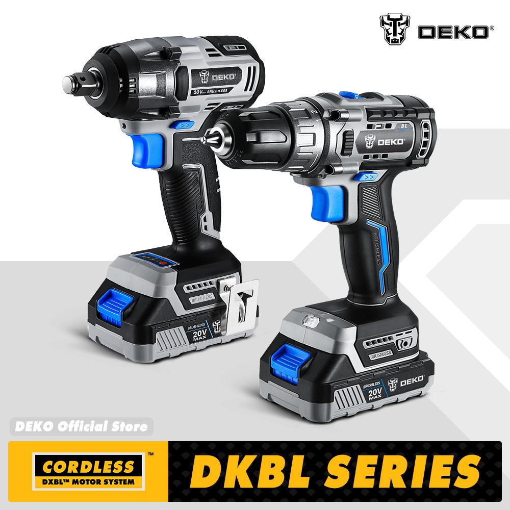 Deko 20V Brushless Cordless Drill