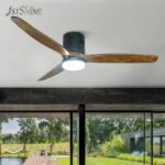 Ceiling Fan with Wooden Blades - Image 3