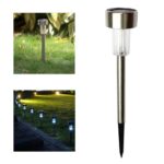 12pack Stainless Steel Bright Led Solar Garden Light