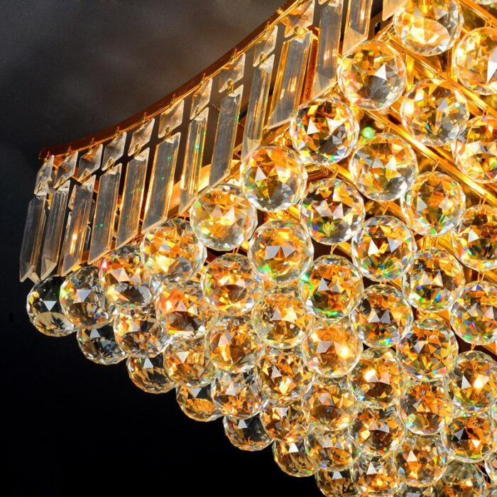 Rectangle Crystal Light Fixture - Image 3