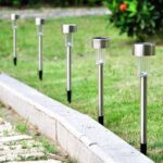 12pack Stainless Steel Bright Led Solar Garden Light - Image 2