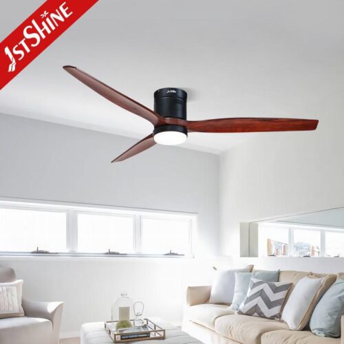Ceiling Fan with Wooden Blades