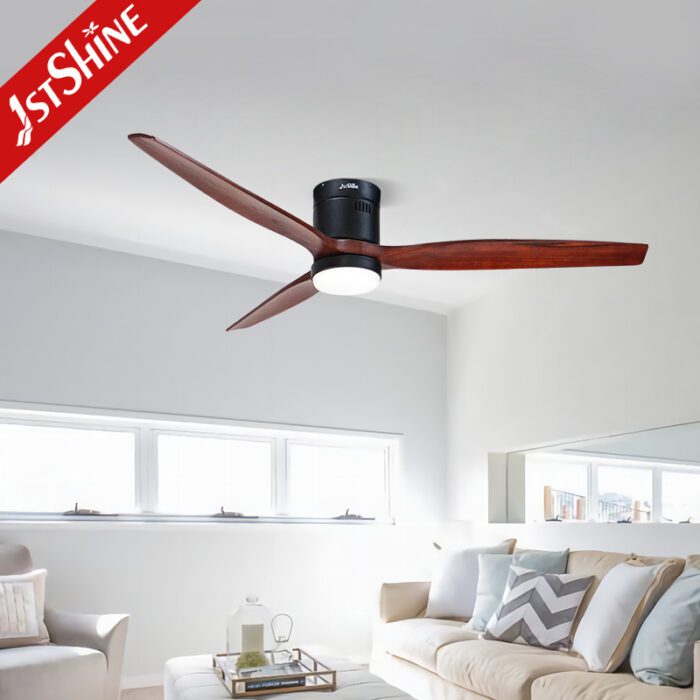 Wooden Ceiling Fan with Light