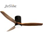 Wooden Ceiling Fan with Light - Image 6