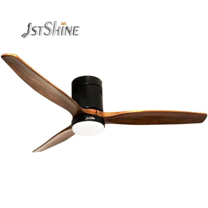 Wooden Ceiling Fan with Light - Image 6