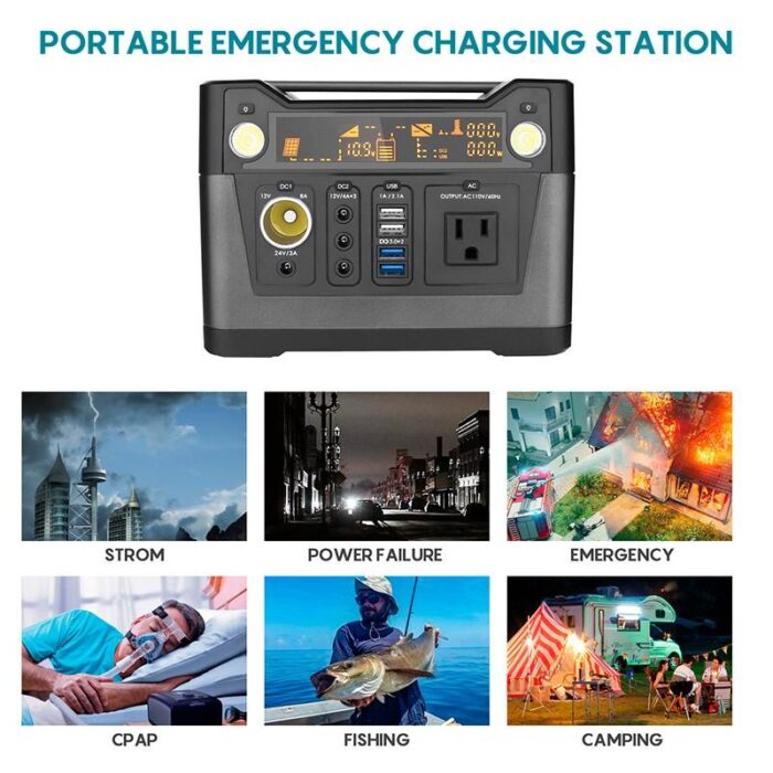 300W Outdoor Solar Energy Systems with Led Lights - Image 4