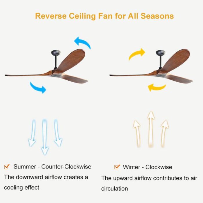 60'' Decorative Ceiling Fan - Image 5