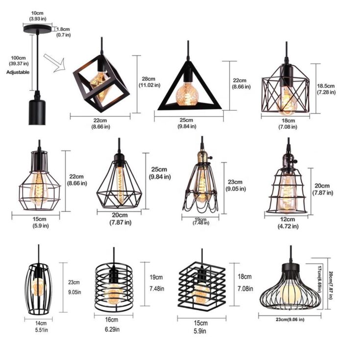 Retro Pendant Lights - Image 2