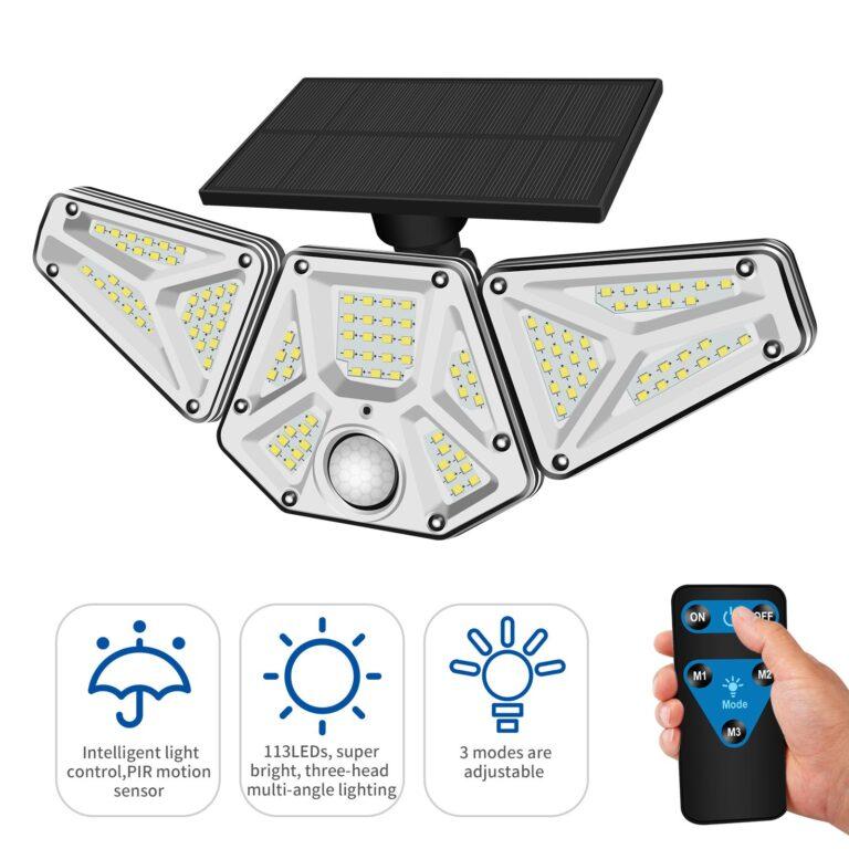 Motion Sensor Solar Powered Light