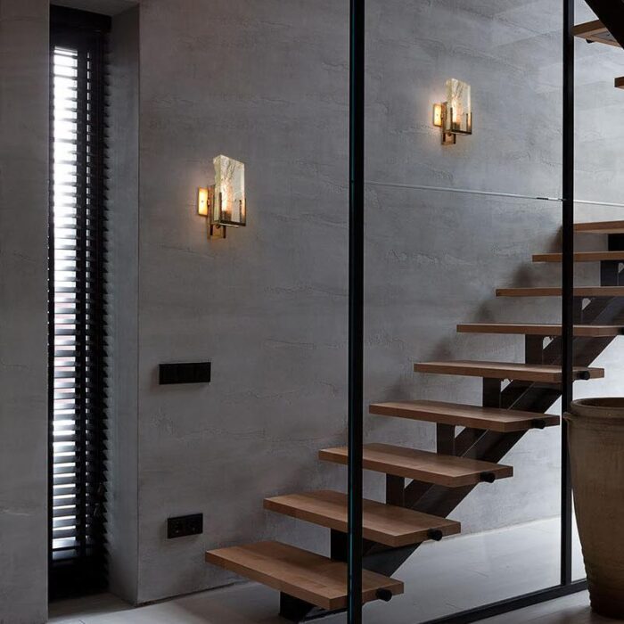 Ice Cube Crystal Wall Light