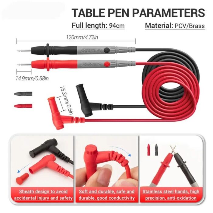 400A AC/DC Clamp Amp Meter