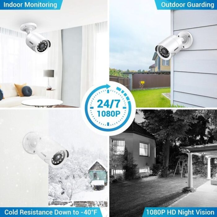 ANNKE 4 Packed 1080P Security Camera System6