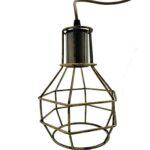 3-Lights Cage Pendant Lamp Hanging Light Fixture Black Chandelier~1170 - Image 8