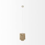 Natural Cane Cylindrical Hanging Pendant Light - Image 2