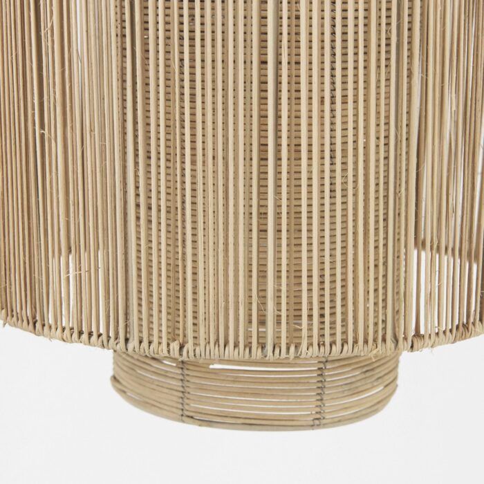 Natural Cane Cylindrical Hanging Pendant Light - Image 6