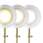 Matte Black and Gold Mod LED Adjustable Desk Lamp - Image 5