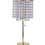 20 Modern Tall Gold Crystal Chandelier Lamp