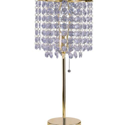 20 Modern Tall Gold Crystal Chandelier Lamp