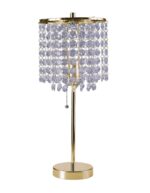 20 Modern Tall Gold Crystal Chandelier Lamp - Image 3