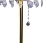 20 Modern Tall Gold Crystal Chandelier Lamp - Image 4