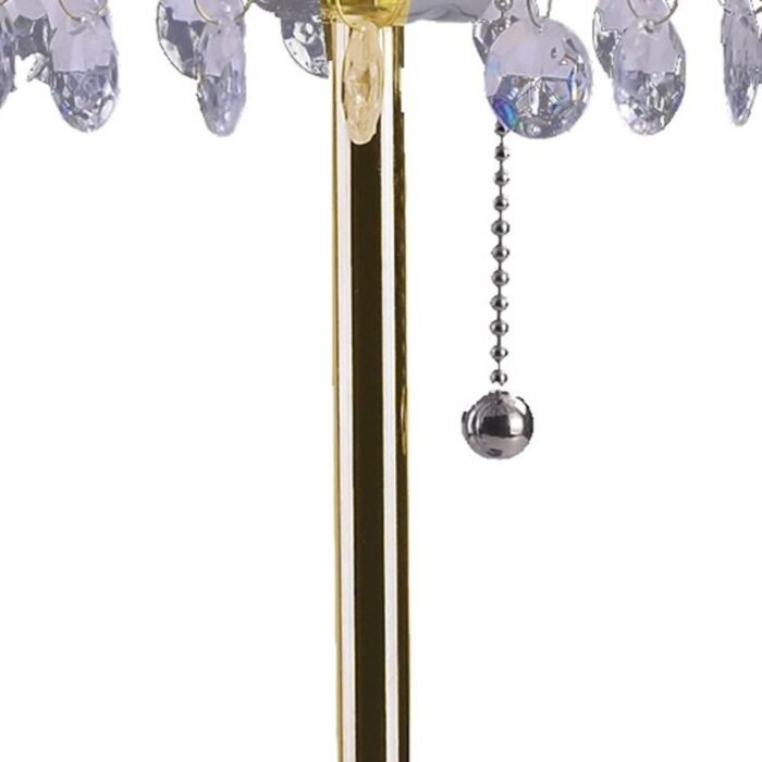 20 Modern Tall Gold Crystal Chandelier Lamp - Image 4