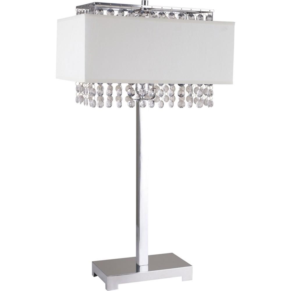 28" Silver Table Lamp