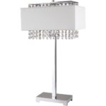 28" Silver Table Lamp