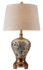 Silver and Gold Table Lamp