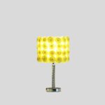 18 Yellow Roses Acrylic and Metal Table Lamp