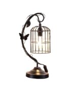 Black Butterfly Cage Table Lamp