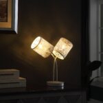 Floral Laser Cut Table Lamp