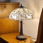 23" Stained Glass Two Light Vintage Antique Accent Table Lamp - Image 3