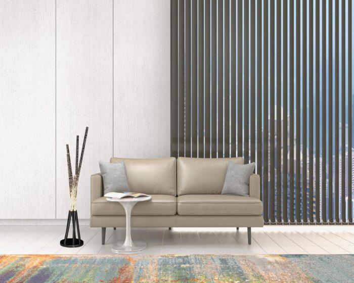 49" Chrome Five Light LED Tubular Contemporary Floor Lamp - Image 2