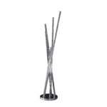49" Chrome Five Light LED Tubular Contemporary Floor Lamp - Image 4